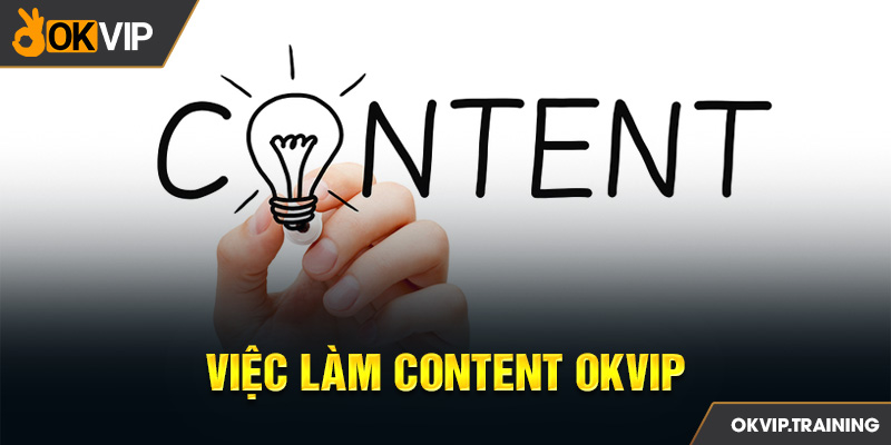 Việc làm content